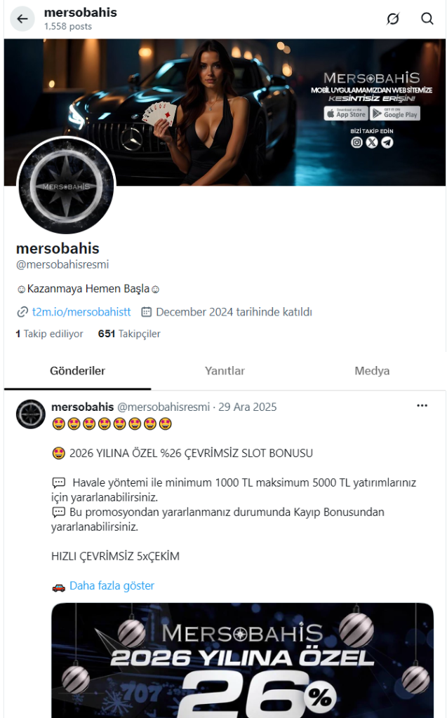 Mersobahis Twitter
